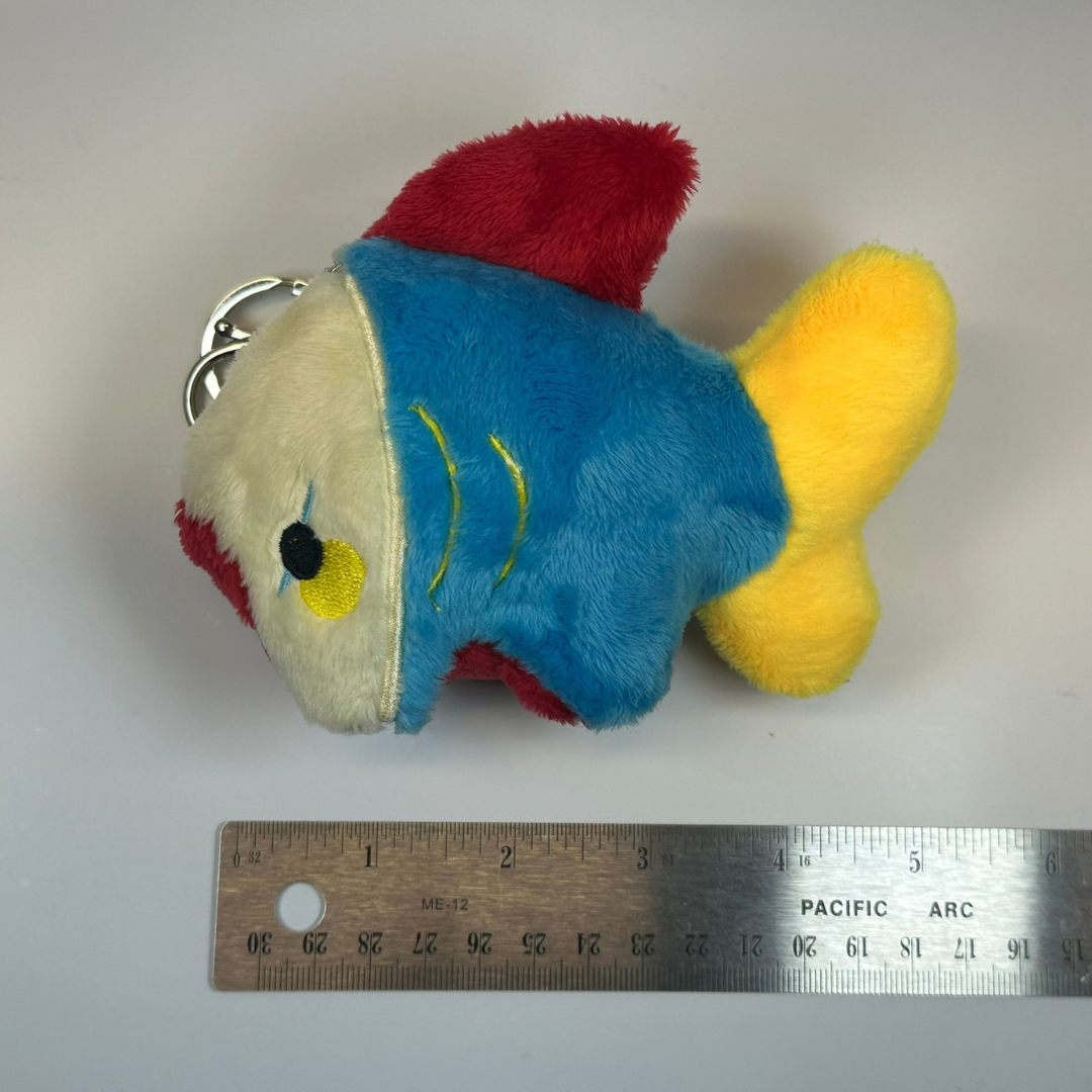 Clown Shork Plush Keychain