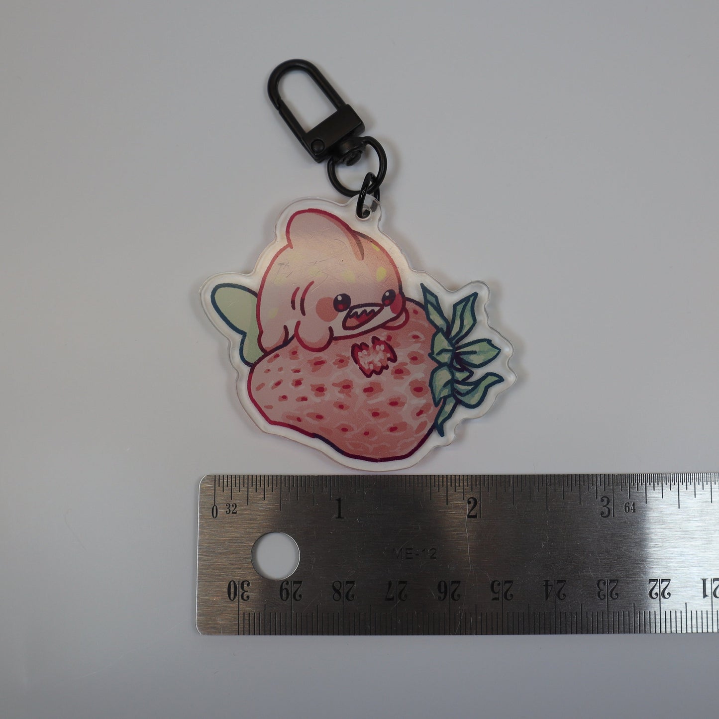 Strawberry Shork Keychain