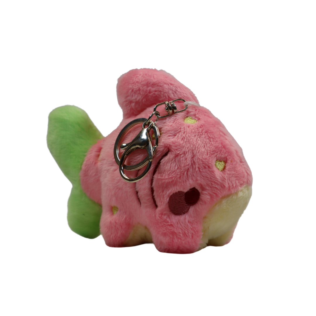 Strawberry Shork Plush Keychain
