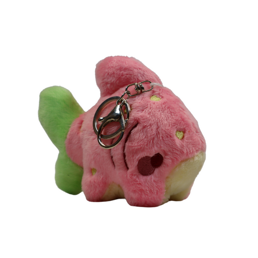 Strawberry Shork Plush Keychain