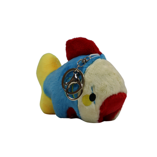 Clown Shork Plush Keychain