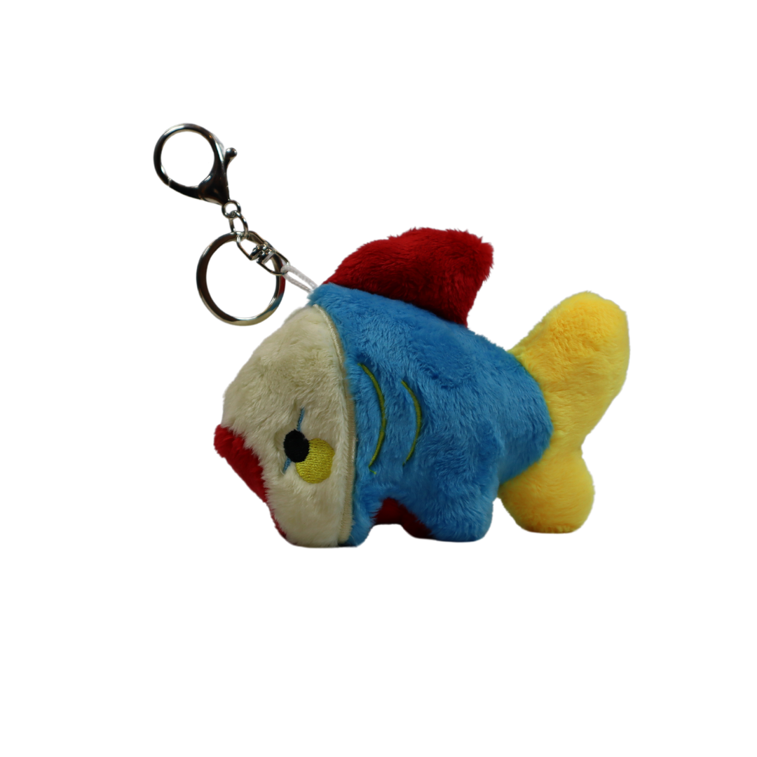 Clown Shork Plush Keychain