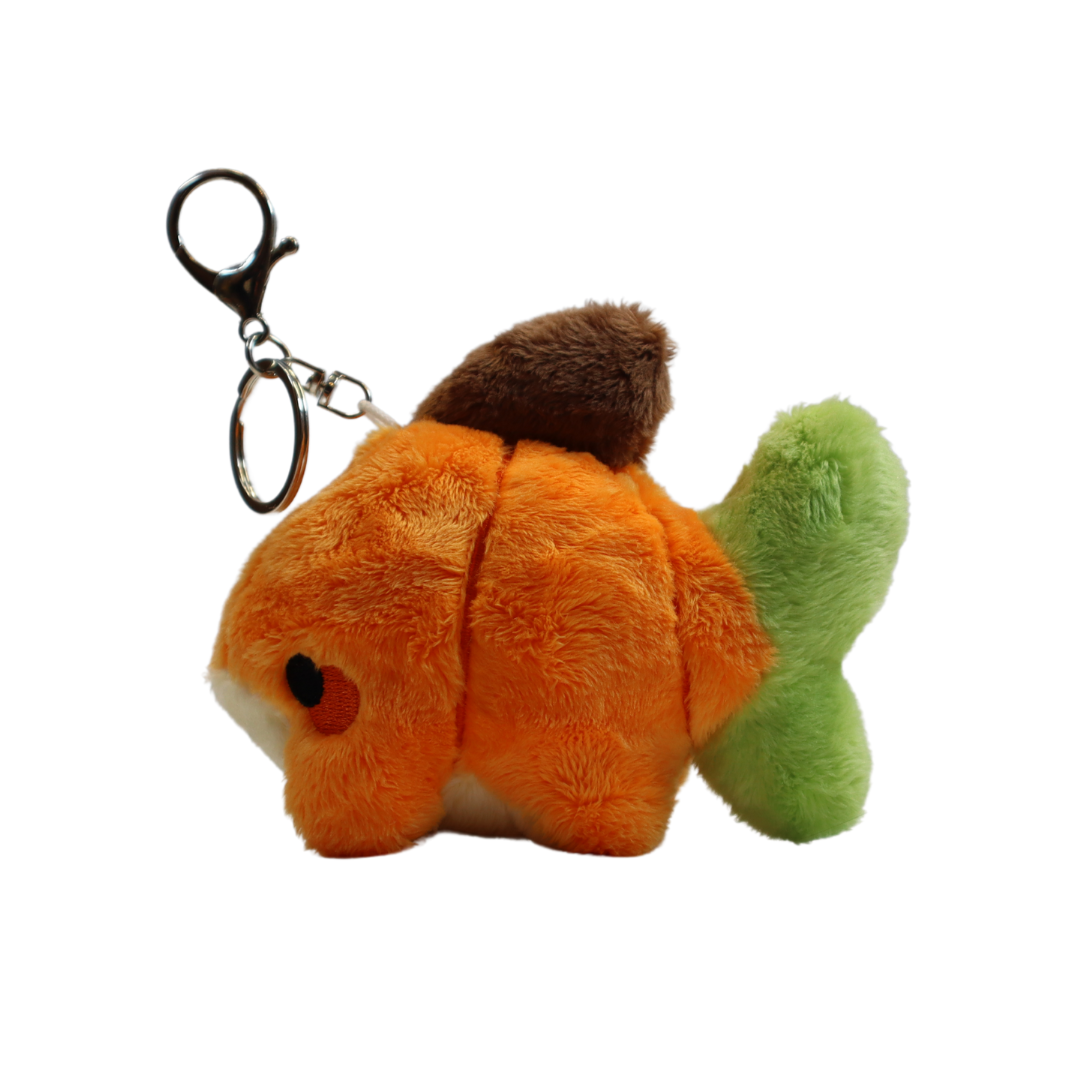 Pumpkin Shork Plush Keychain