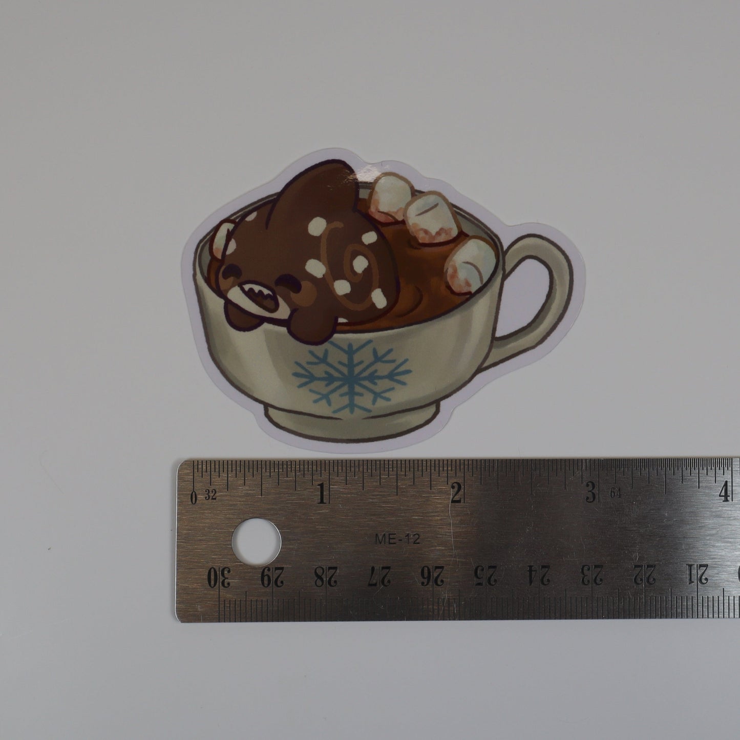 Hot Cocoa Shork Sticker