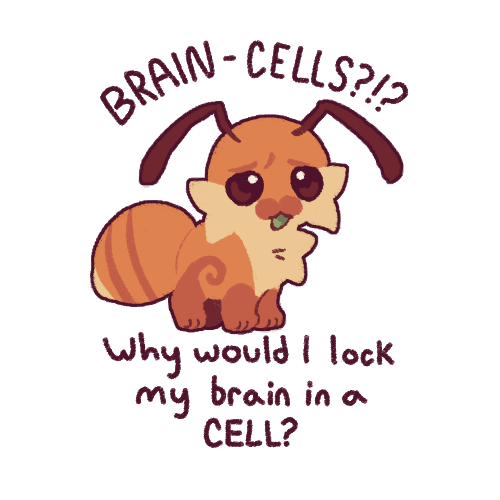 Leaf Cutter Ant "Brain Cells?" Sticker